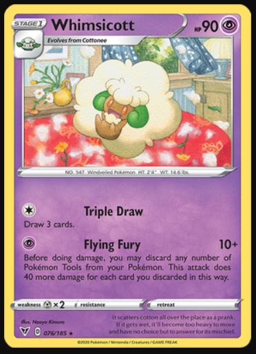 Whimsicott - 076/185 - Rare