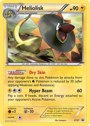 Heliolisk XY47 - Holofoil XY Promos - Promo