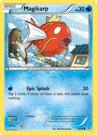 Magikarp 019/98 - Reverse Holofoil XY Ancient Origins - Common