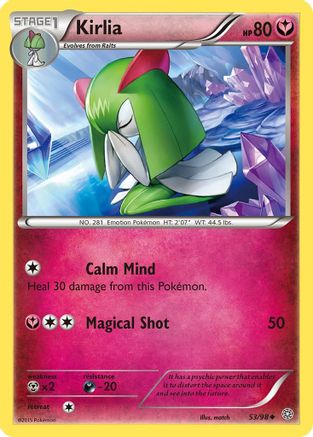 Kirlia 053/98 - Reverse Holofoil XY Ancient Origins - Uncommon