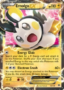 Emolga EX - 46/146 - Ultra Rare