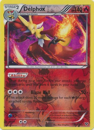 Delphox - 26/146 - Holo Rare - Reverse Holofoil