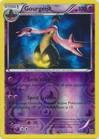 Gourgeist - 57/146 - Holo Rare - Reverse Holofoil