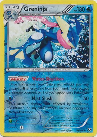 Greninja - 41/146 - Holo Rare - Reverse Holofoil