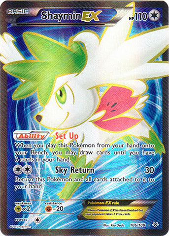Shaymin EX (106 Full Art) - 106/108 - Ultra Rare