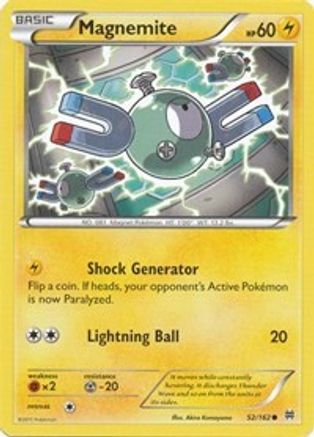 Magnemite (52) 052 - Reverse Holofoil XY BREAKthrough - Common