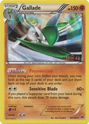 Gallade 084/162 - Holofoil XY BREAKthrough - Holo Rare