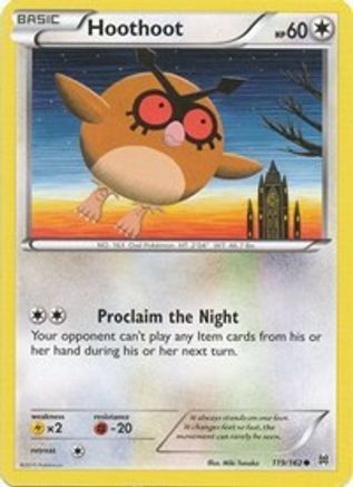 Hoothoot 119/162 XY BREAKthrough - Common