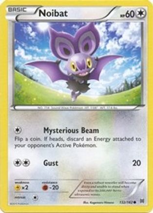 Noibat (132) 132/162 - Reverse Holofoil XY BREAKthrough - Common