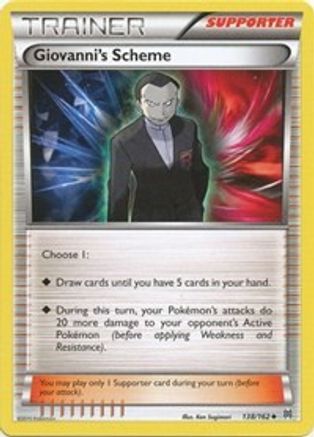 Giovanni's Scheme 138/162 XY BREAKthrough - Uncommon