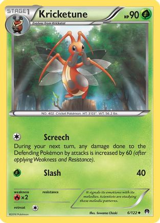 Kricketune 006/122 XY BREAKpoint - Uncommon