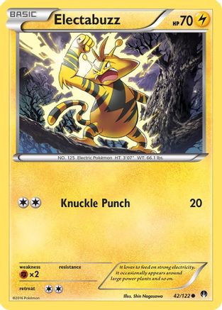 Electabuzz 042/122 XY BREAKpoint - Common
