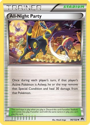 All-Night Party 096/122 XY BREAKpoint - Uncommon