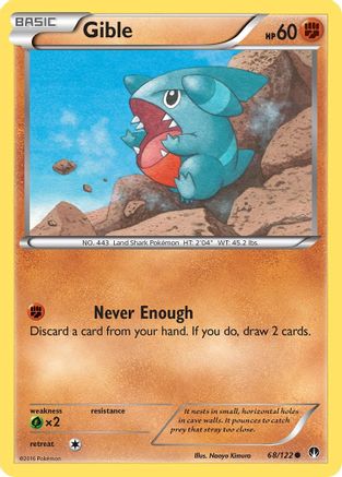 Gible 068/122 XY BREAKpoint - Common
