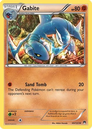 Gabite 069/122 - Reverse Holofoil XY BREAKpoint - Uncommon
