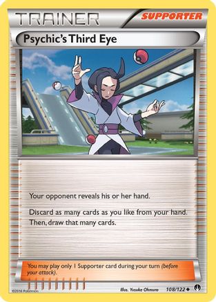 Psychic's Third Eye 108/122 XY BREAKpoint - Uncommon