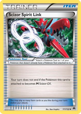 Scizor Spirit Link 111/122 XY BREAKpoint - Uncommon