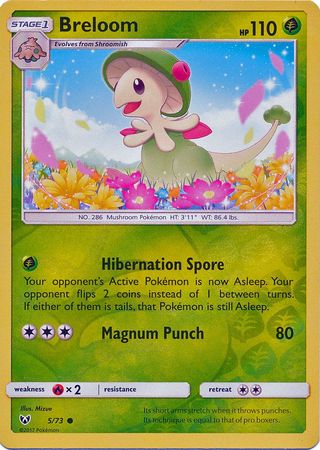 Breloom - 5/73 - Common - Reverse Holofoil