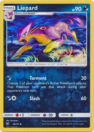 Liepard - 49/73 - Uncommon - Reverse Holofoil