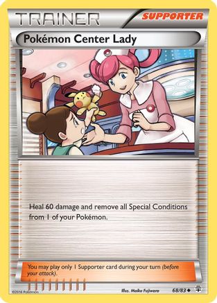 Pokemon Center Lady 068/83 Generations - Uncommon