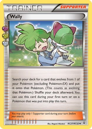 Wally RC27/RC32 - Holofoil Generations Radiant Collection - Uncommon