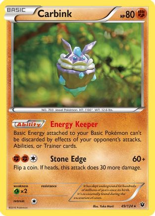 Carbink (49) 049/124 XY Fates Collide - Rare