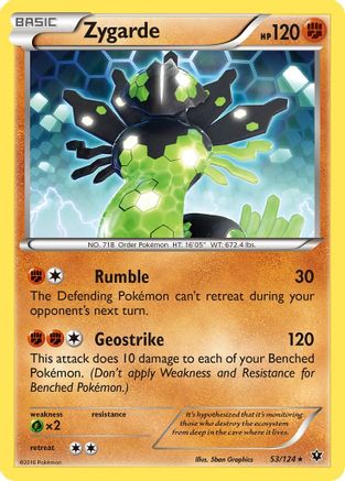 Zygarde (53) 053 XY Fates Collide - Rare