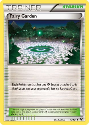 Fairy Garden 100/124 - Reverse Holofoil XY Fates Collide - Uncommon