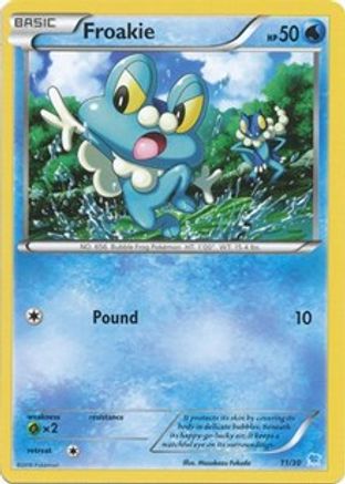 Froakie (23) 023 XY Trainer Kit Pikachu Libre & Suicune - Common