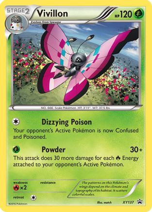 Vivillon XY137 - Holofoil XY Promos - Promo