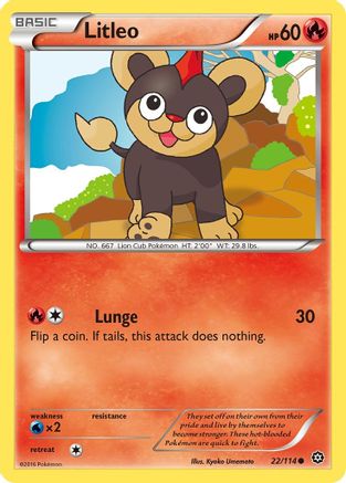 Litleo 022/114 XY Steam Siege - Common