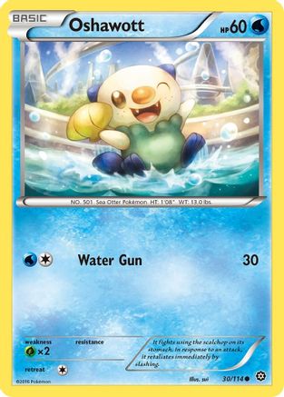 Oshawott 030/114 XY Steam Siege - Common