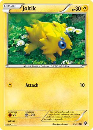 Joltik 041/114 - Reverse Holofoil XY Steam Siege - Common
