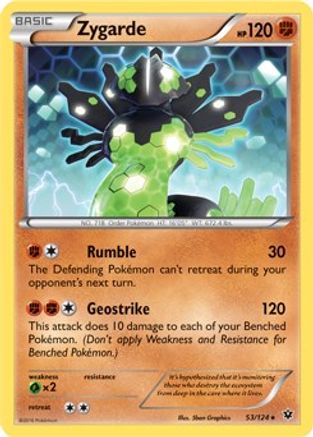 Zygarde 053/124 - Holofoil Deck Exclusives - Holo Rare