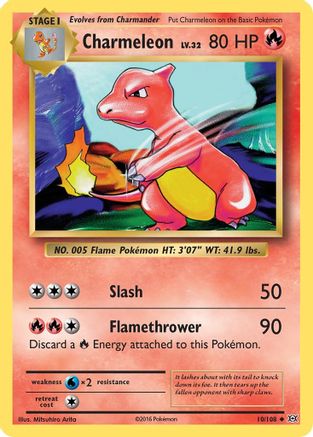 Charmeleon 010/108 XY Evolutions - Uncommon