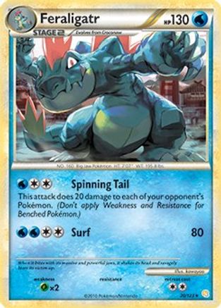 Feraligatr 020/123 - Holofoil Deck Exclusives - Holo Rare