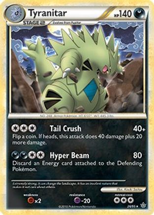Tyranitar 026/095 - Holofoil Deck Exclusives - Holo Rare