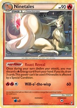 Ninetales 017/095 Deck Exclusives - Rare