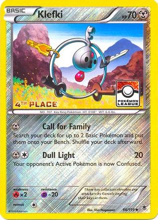 Klefki 066/119 - Reverse Holofoil League & Championship Cards - Promo