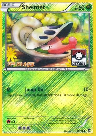 Shelmet 008/111 - Reverse Holofoil League & Championship Cards - Promo