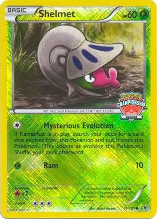 Shelmet 011/101 - Reverse Holofoil League & Championship Cards - Promo