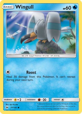 Wingull 037/149 SM Base Set - Common