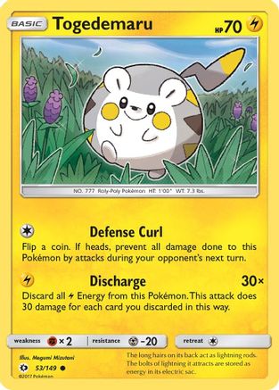 Togedemaru 053/149 SM Base Set - Common