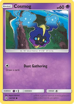 Cosmog 064/149 - Reverse Holofoil SM Base Set - Common