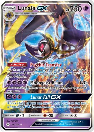 Lunala GX 066/149 - Holofoil SM Base Set - Ultra Rare