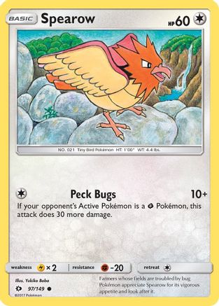 Spearow 097/149 SM Base Set - Common