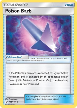 Poison Barb 124/149 SM Base Set - Uncommon