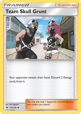 Team Skull Grunt 133/149 SM Base Set - Uncommon