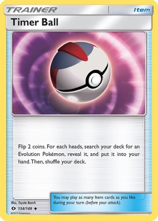 Timer Ball 134/149 SM Base Set - Uncommon