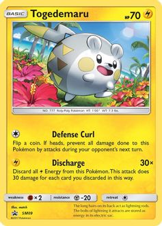 Togedemaru - SM09 - SM Promos